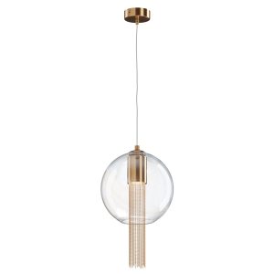 Lampa wisząca brązowo-transparentna FLUSSO 1xGU10x12W Maytoni 851397 Lampa wisząca brązowo-transparentna FLUSSO 1xGU10x12W Maytoni 851397