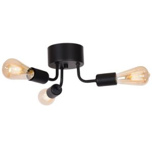 Lampa wisząca Brenda czarny mat 3xE27x15W wym:15x30x30cm IP20 Luminex 1030221