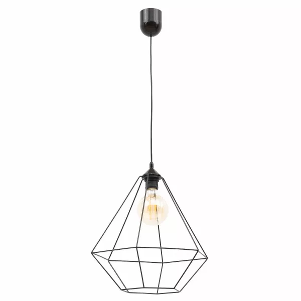 Lampa wisząca BREVITAS I czarna 381744