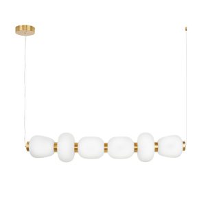 Lampa wisząca BRILLA-6 LED biało-złota 125 cm 749237 Lampa wisząca BRILLA-6 LED biało-złota 125 cm 749237