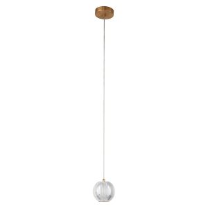 Lampa wisząca Brillant LED szklana złota 656563 Lampa wisząca Brillant LED szklana złota 656563