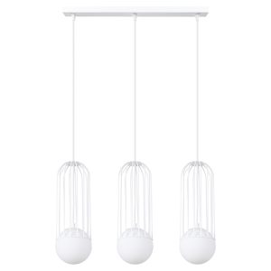 Lampa wisząca Brina 3-punktowa stalowa biała 328749 Lampa wisząca Brina 3-punktowa stalowa biała 328749