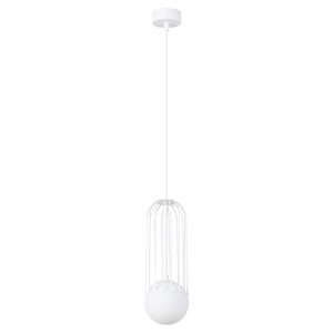 Lampa wisząca Brina stalowa biała 328719 Lampa wisząca Brina stalowa biała 328719