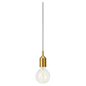 Lampa wisząca Bronx metalowa złota 39351 Lampa wisząca Bronx metalowa złota 39351