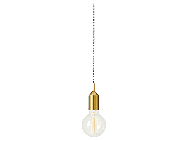 Lampa wisząca Bronx metalowa złota 39351