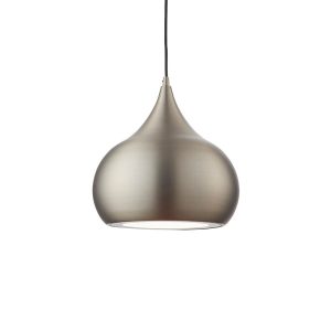 Lampa wisząca BROSNAN kropla nikiel matowy LED 19W 4000K 1500lm IP20 Endon 1025794 Lampa wisząca BROSNAN kropla nikiel matowy LED 19W 4000K 1500lm IP20 Endon 1025794