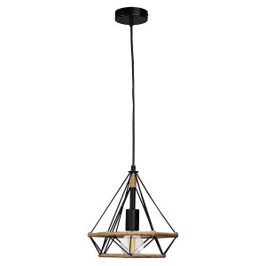 Lampa wisząca Broxton metalowa brązowo-czarna 194508 Lampa wisząca Broxton metalowa brązowo-czarna 194508