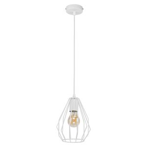 Lampa wisząca Brylant metalowa biała 24754 Lampa wisząca Brylant metalowa biała 24754