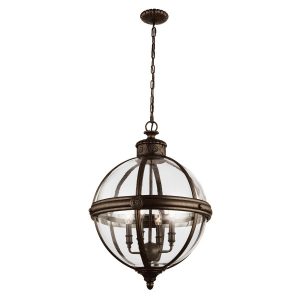 Lampa wisząca brytyjski brąz Adams 4xE14x60W wym: 235,6×49,8×49,8 cm Feiss 850267 Lampa wisząca brytyjski brąz Adams 4xE14x60W wym: 235,6×49,8×49,8 cm Feiss 850267