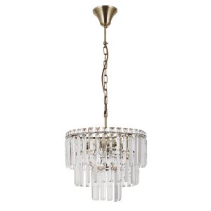 Lampa wisząca Buena kryształy brąz antyczny 4xE14x40W IP20 Italux 1027168 Lampa wisząca Buena kryształy brąz antyczny 4xE14x40W IP20 Italux 1027168