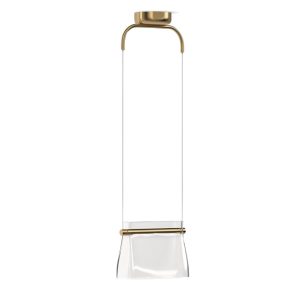 Lampa wisząca Cabaret mosiężno-przezroczysta LED 1x8W 3000K 850lm Maytoni 849318 Lampa wisząca Cabaret mosiężno-przezroczysta LED 1x8W 3000K 850lm Maytoni 849318