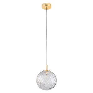 Lampa wisząca Cadix 21 cm szklana złota 57021 Lampa wisząca Cadix 21 cm szklana złota 57021