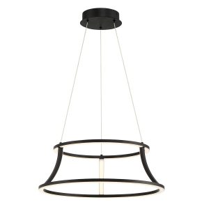Lampa wisząca CADOUX matowy czarny LED 1x54W Ciepła biel 1490lm Quintiesse 837403 Lampa wisząca CADOUX matowy czarny LED 1x54W Ciepła biel 1490lm Quintiesse 837403