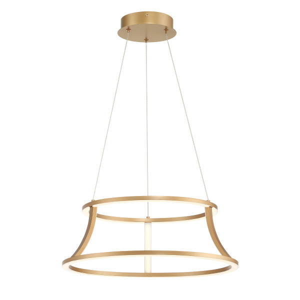 Lampa wisząca CADOUX szczotkowany złoty LED 1x54W 3000K 1490lm Quintiesse 836917