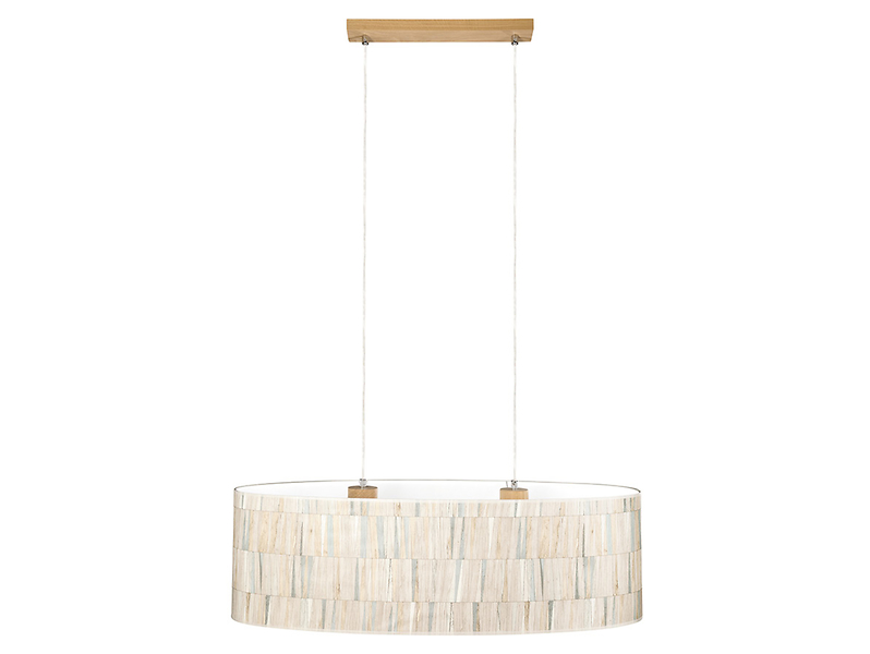 Lampa wisząca Cadre Malo2-punktowa tkaninowa wielkolorowa 56041