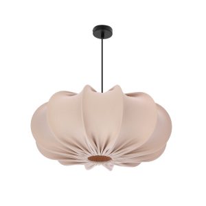 Lampa wisząca CAFEE z abażurem beżowa 1xE27x40W IP20 Candellux 989750 Lampa wisząca CAFEE z abażurem beżowa 1xE27x40W IP20 Candellux 989750
