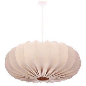 Lampa wisząca CAFEE z abażurem beżowa 1xE27x40W IP20 Candellux 989719 Lampa wisząca CAFEE z abażurem beżowa 1xE27x40W IP20 Candellux 989719
