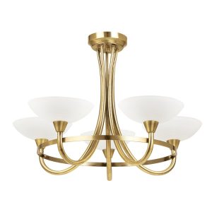 Lampa wisząca CAGNEY antyczna mosiężna 5xG9x15W wym:46x64x64cm IP20 Endon 1025505 Lampa wisząca CAGNEY antyczna mosiężna 5xG9x15W wym:46x64x64cm IP20 Endon 1025505