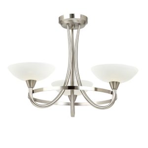 Lampa wisząca CAGNEY chromowana satynowa 3xG9x15W IP20 Endon 1025582 Lampa wisząca CAGNEY chromowana satynowa 3xG9x15W IP20 Endon 1025582
