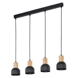 Lampa wisząca Cairo 4-punktowa metalowa czarna 266211 Lampa wisząca Cairo 4-punktowa metalowa czarna 266211
