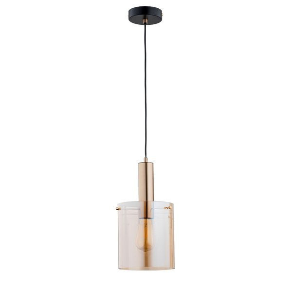 Lampa wisząca CALENA złota 1xE27x15W wym:90x20x20cm IP20 Alfa 1025767