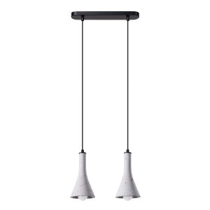Lampa wisząca CALIDA szara 2xE14x10W wym:113x33x12cm IP20 Pure Lume 1019446 Lampa wisząca CALIDA szara 2xE14x10W wym:113x33x12cm IP20 Pure Lume 1019446