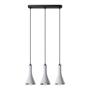 Lampa wisząca CALIDA szara 3xE14x10W wym:110x40x5,5cm IP20 Pure Lume 1019436 Lampa wisząca CALIDA szara 3xE14x10W wym:110x40x5,5cm IP20 Pure Lume 1019436
