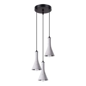 Lampa wisząca CALIDA szara 3xE14x10W wym:115x27x27cm IP20 Pure Lume 1019290 Lampa wisząca CALIDA szara 3xE14x10W wym:115x27x27cm IP20 Pure Lume 1019290