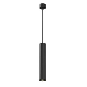 Lampa wisząca CALIPSO karbowana tuba czarna 1xGU10x10W IP20 Maytoni 989817