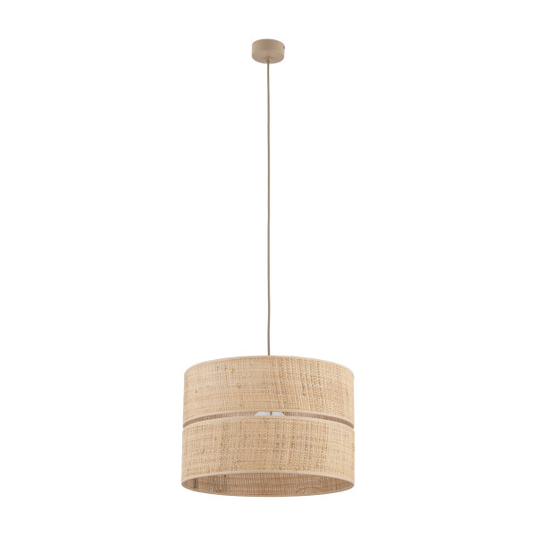 Lampa Wisząca Calma E27 38Cm Tk Lighting - Styl Boho, Naturalna Rafia 959734