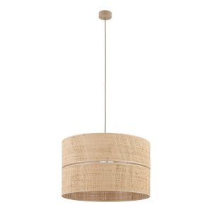 Lampa Wisząca Calma E27 50Cm Tk Lighting – Styl Boho, Naturalna Rafia 959738 Lampa Wisząca Calma E27 50Cm Tk Lighting – Styl Boho, Naturalna Rafia 959738