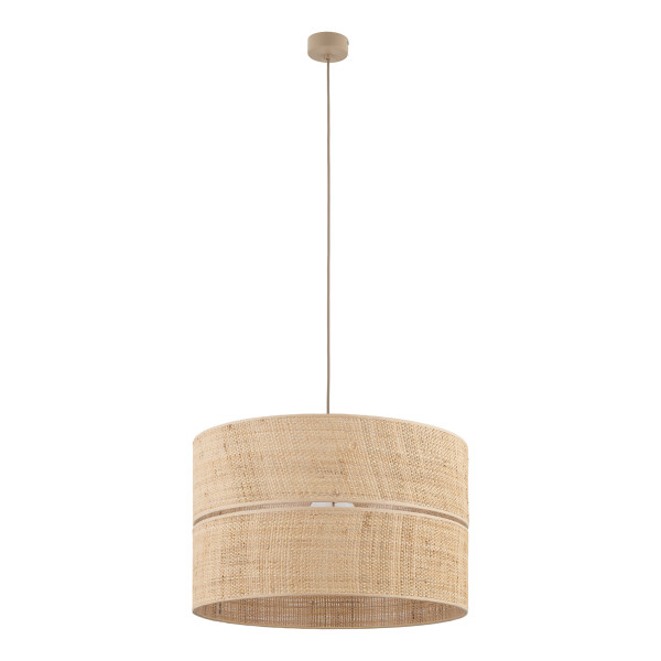 Lampa Wisząca Calma E27 50Cm Tk Lighting - Styl Boho, Naturalna Rafia 959738