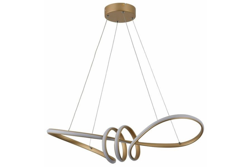 Lampa wisząca Canbera złota LED 1x40W Neutralna biel 3200lm Reality 846558