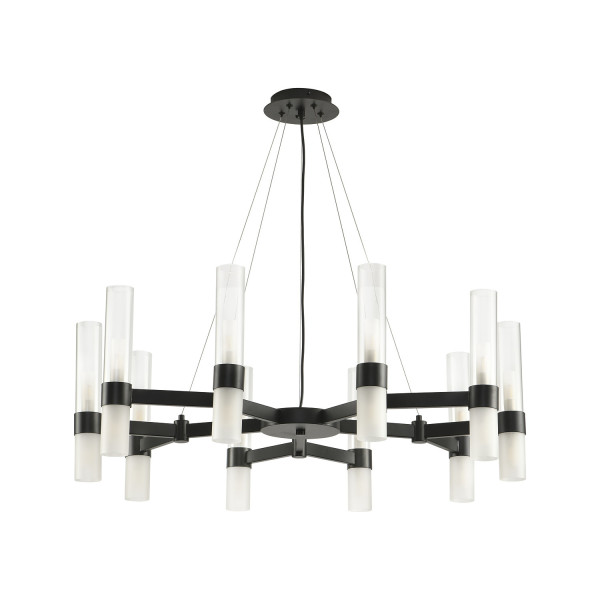 Lampa wisząca CANDELA-10 czarna 85 cm 1067013