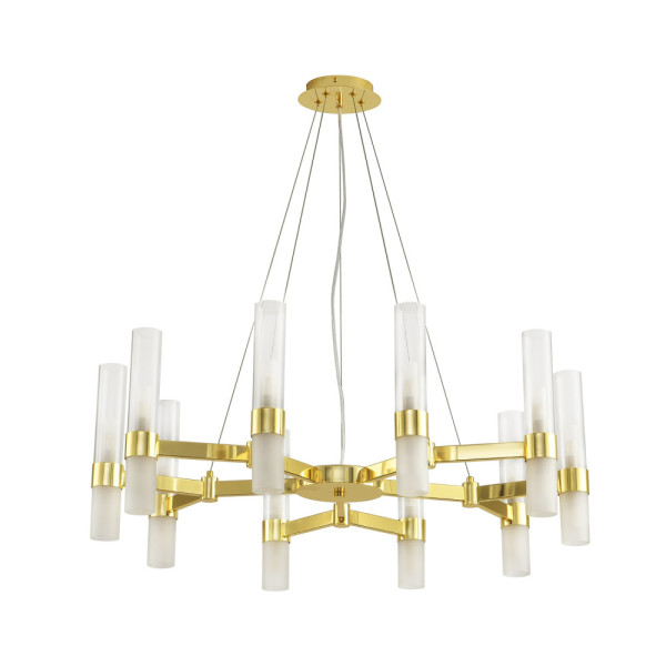 Lampa wisząca CANDELA-10 złota 85 cm 753078