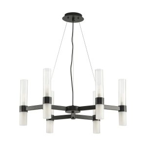 Lampa wisząca CANDELA-6 czarna 70 cm 1066997