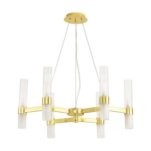 Lampa wisząca CANDELA-6 złota 70 cm 753082