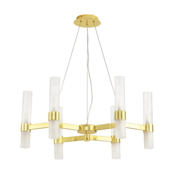 Lampa wisząca CANDELA-6 złota 70 cm 753082