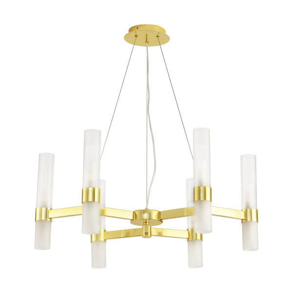 Lampa wisząca CANDELA-6 złota 70 cm 193515