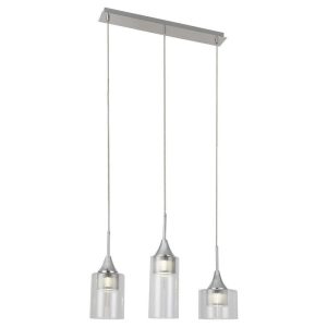 Lampa wisząca Candice chromowana przezroczysta LED 1x15W 1200lm Rabalux 952575