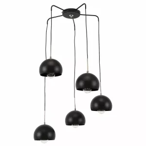 Lampa wisząca CANONUS II czarna 432660
