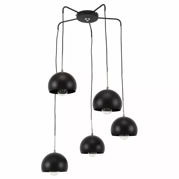 Lampa wisząca CANONUS II czarna 432660