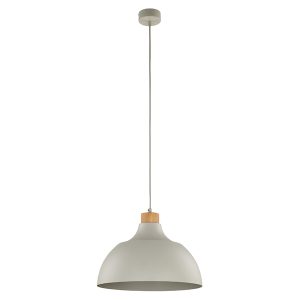 Lampa wisząca Cap metalowa beżowa 266173