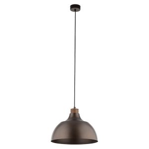 Lampa wisząca Cap metalowa bordowa 266176