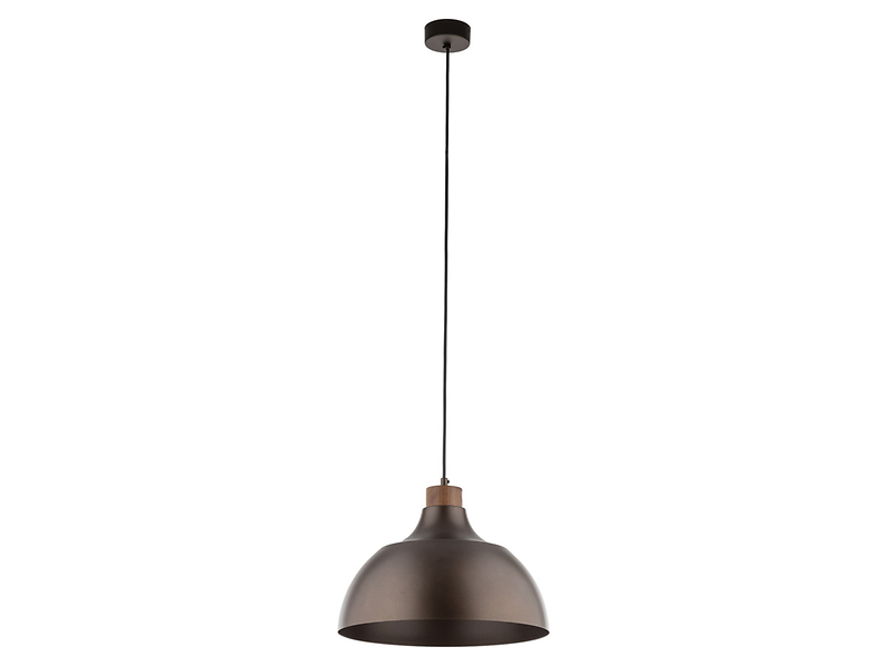 Lampa wisząca Cap metalowa bordowa 266176