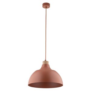 Lampa wisząca Cap metalowa czerwona 266175