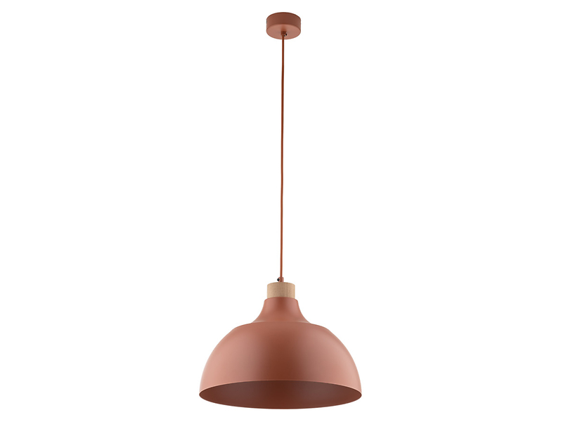 Lampa wisząca Cap metalowa czerwona 266175