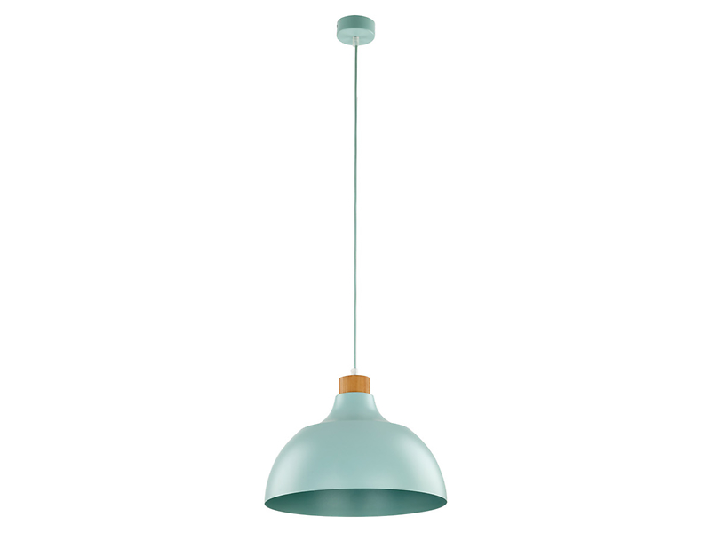 Lampa wisząca Cap metalowa miętowa 266178