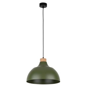 Lampa wisząca Cap metalowa zielona 266177