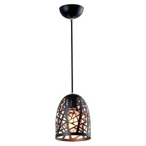 Lampa wisząca Carlow metalowa czarna 30494 Lampa wisząca Carlow metalowa czarna 30494